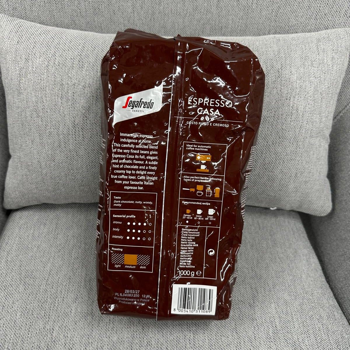 Segafredo - Casa (咖啡豆 1KG)
