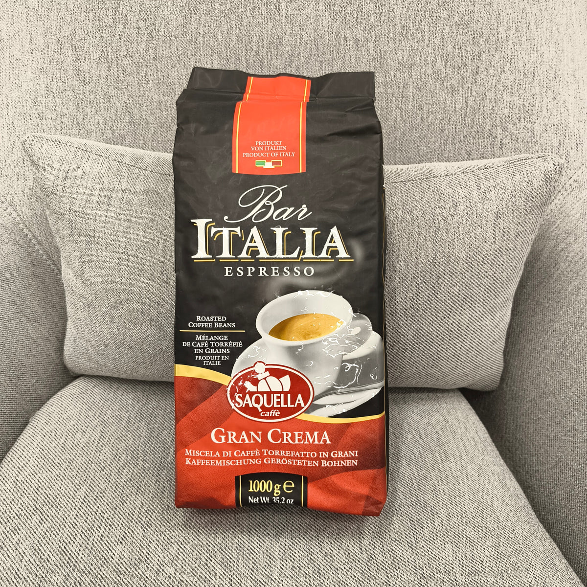 Saquella - Bar Italia Espresso Gran Crema (咖啡豆 1KG)