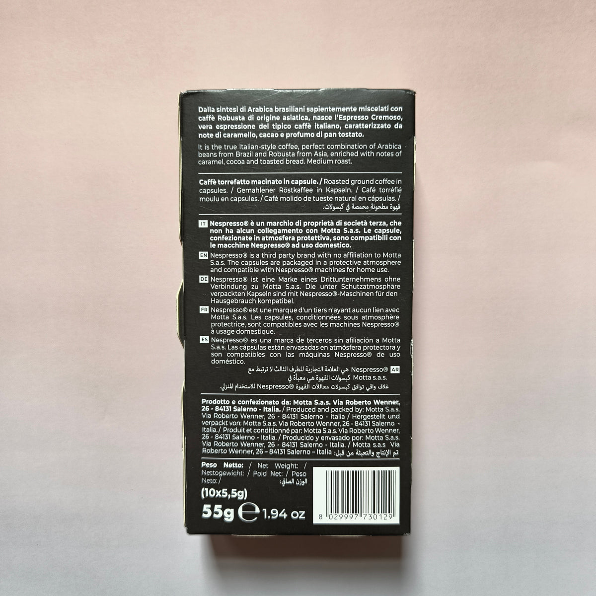 Caffè Motta - Nespresso® Cremoso 咖啡膠囊